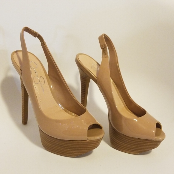 jessica simpson nude heels